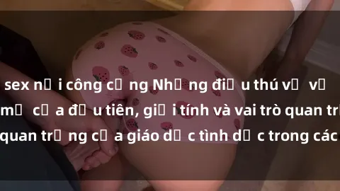 sex nơi công cộng Những điều thú vị về sex ở Bắc Âu: Sự mở cửa đầu tiên, giới tính và vai trò quan trọng của giáo dục tình dục trong các quốc gia này.